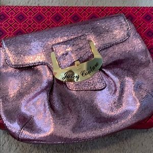Juicy Couture Pink Metallic Clutch